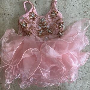 Eageret Handmade Tutu Pageant Princess Dress Size 3-6 Months